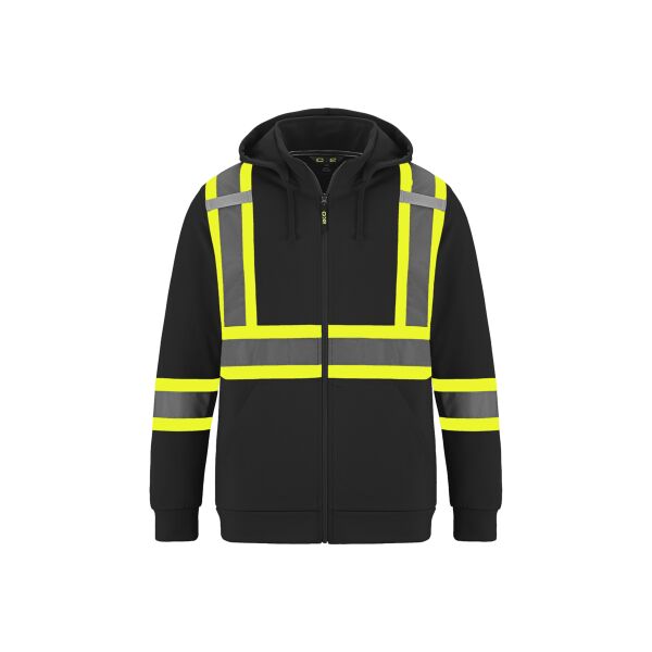 Infinity Hi-Vis Full Zip Hooded Sweatshirt w/ Detachable Hood Thumbnail