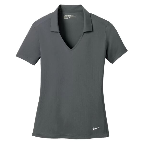 NIKE Dri-FIT VERTICAL MESH LADIES' POLO. Thumbnail