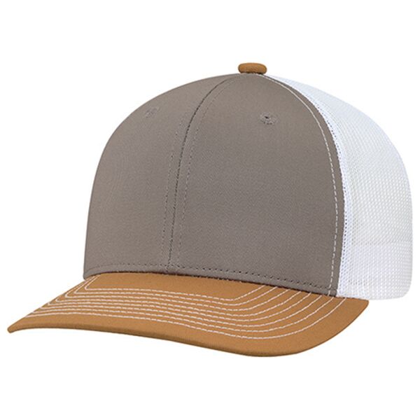 Deluxe Chino Twill / Polyester Meshback Hat  Thumbnail