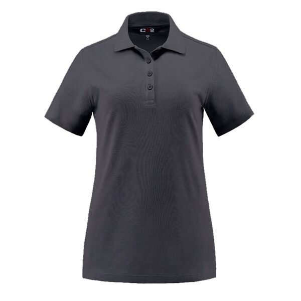 Ladies Cotton-Poly-Spandex Pique Polo Thumbnail